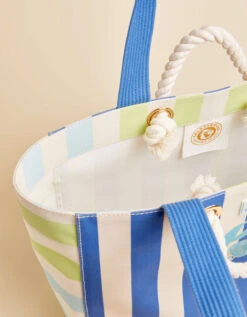 Beach Tote Overboard Stripe 7 Beach Tote Overboard Stripe -Spartina Store 404244i