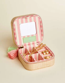 Boho Jewelry Mirror Travel Case Palm Tree 5 Boho Jewelry Mirror Travel Case Palm Tree -Spartina Store 404411i