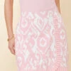 Jersey Wrap Skort Clara Ikat Pink