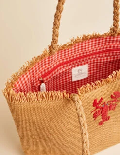 Woven Straw Tote Lobster -Spartina Store 405111i
