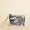 Straw Sophie Wristlet Daise Seascape