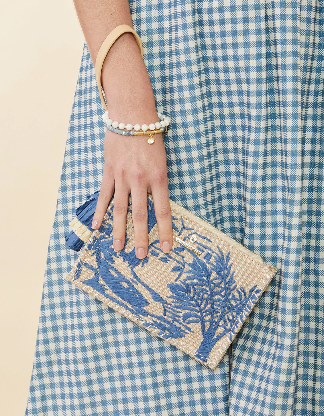 Straw Sophie Wristlet Daise Seascape 2 Straw Sophie Wristlet Daise Seascape - Image 2