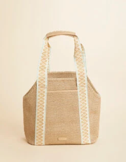 Straw Charlie Large Tote Blue Haze 6 Straw Charlie Large Tote Blue Haze -Spartina Store 405234b