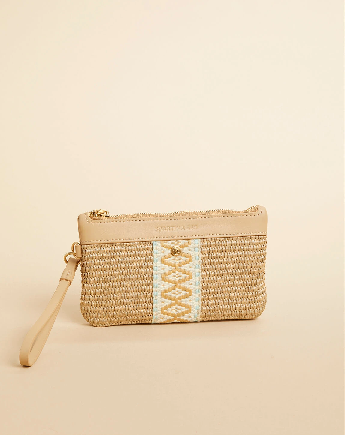 Straw Charlie Wristlet Blue Haze 1 Straw Charlie Wristlet Blue Haze