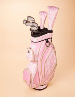 Golf Cart Bag Pink Ikat -Spartina Store 405401a
