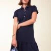 Joelle Polo Dress Slate Blue