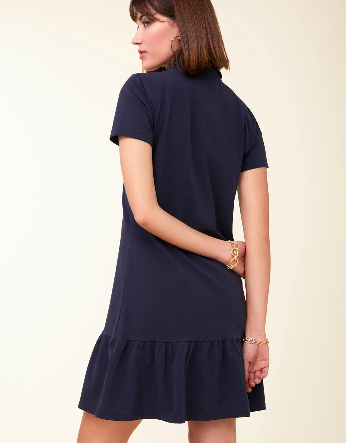 Joelle Polo Dress Slate Blue 5 Joelle Polo Dress Slate Blue - Image 5