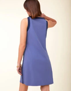 Madolyn Snap Dress Indigo Blue -Spartina Store 406804d