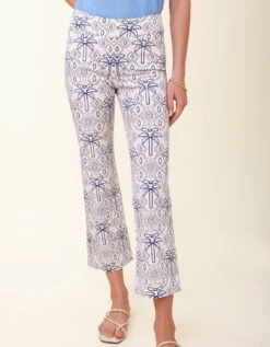 Maren Kick Flare Pant Ogeechee Palm Geo Small
