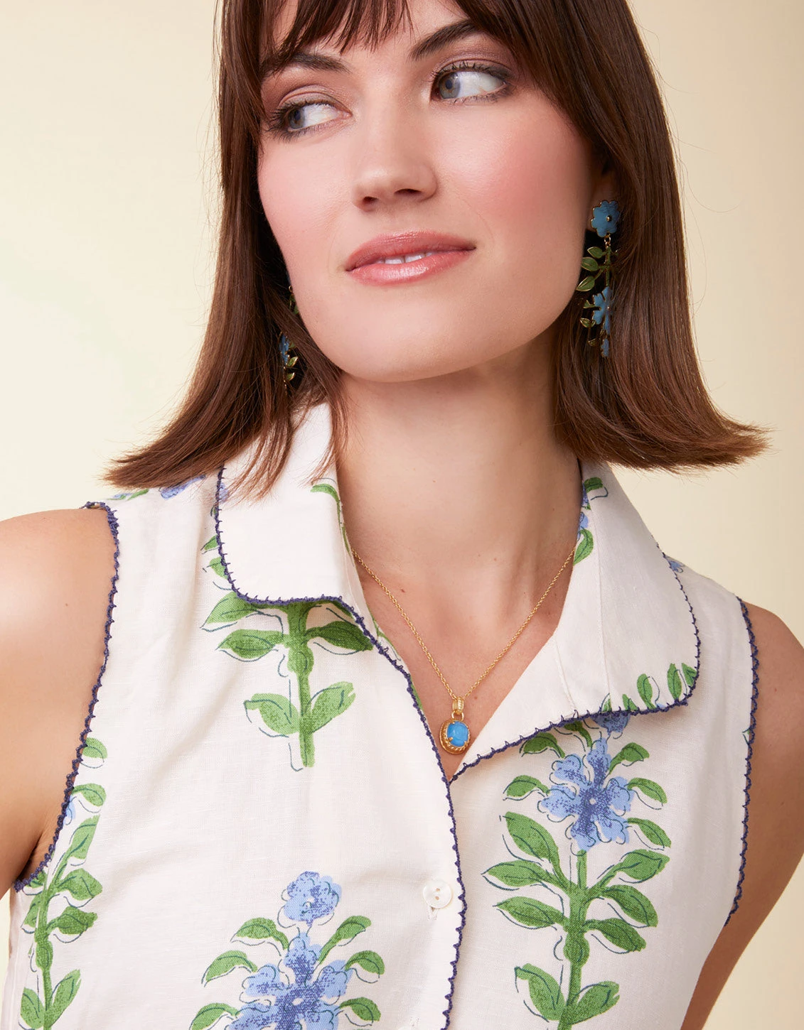 Renee Midi Dress Ogeechee Delphinium 2 Renee Midi Dress Ogeechee Delphinium - Image 2