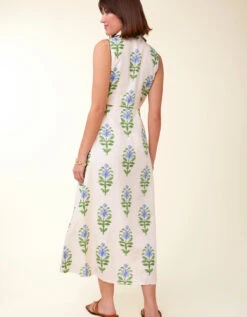 Renee Midi Dress Ogeechee Delphinium 7 Renee Midi Dress Ogeechee Delphinium -Spartina Store 407290c