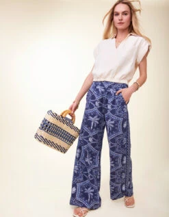 Resort Palazzo Pant Ogeechee Palm Medallion 11 Resort Palazzo Pant Ogeechee Palm Medallion -Spartina Store 407368e
