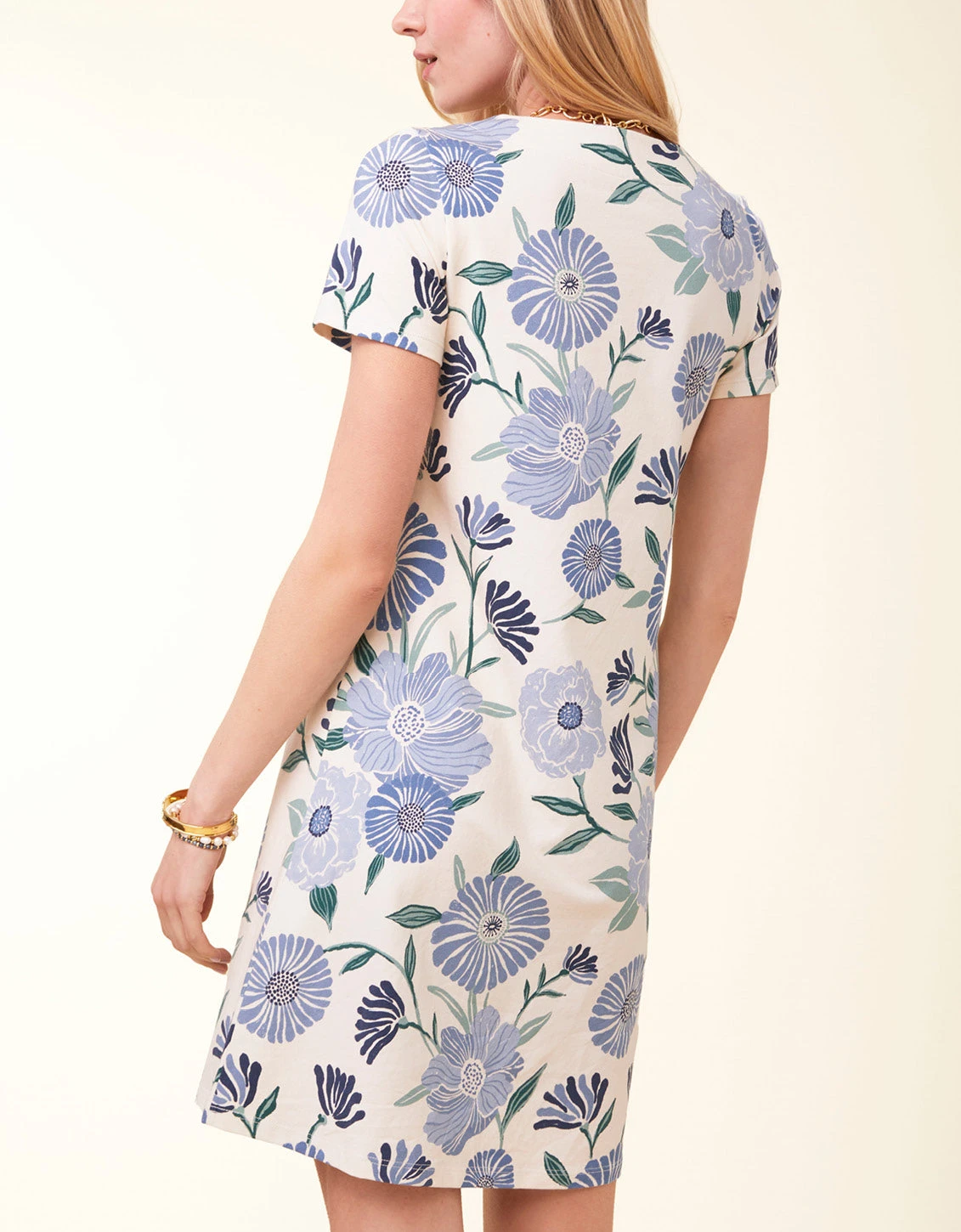 Tahlia Jersey Dress Ogeechee Daisy Blue 5 Tahlia Jersey Dress Ogeechee Daisy Blue - Image 5