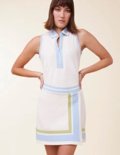 Shawnee Sleeveless Polo Floral White 5 Shawnee Sleeveless Polo Floral White -Spartina Store 408686b