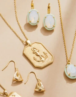 Set Sail Necklace 18'' White Opal 7 Set Sail Necklace 18'' White Opal -Spartina Store 409034c