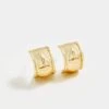 Set Sail Hoop Earrings 14mm Gold