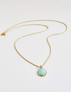 Coralie Necklace 36" Light Turquoise 5 Coralie Necklace 36" Light Turquoise -Spartina Store 409355c