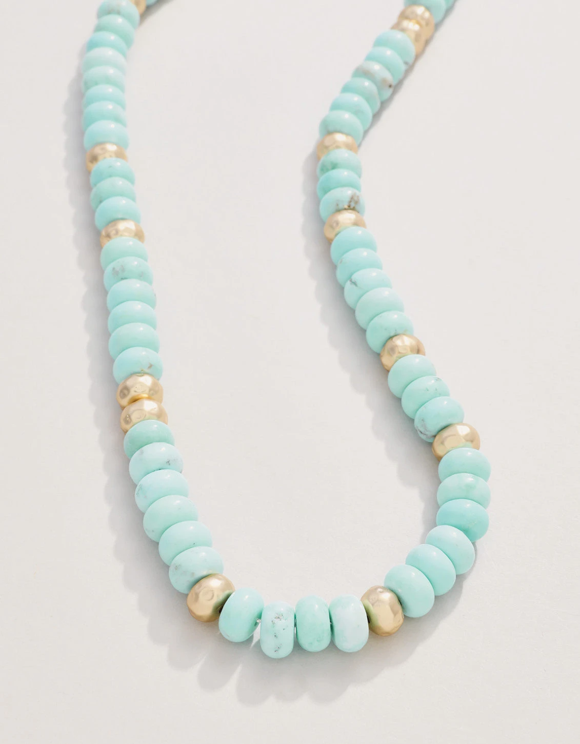 Tommy Stone Necklace 17" Light Turquoise 1 Tommy Stone Necklace 17" Light Turquoise