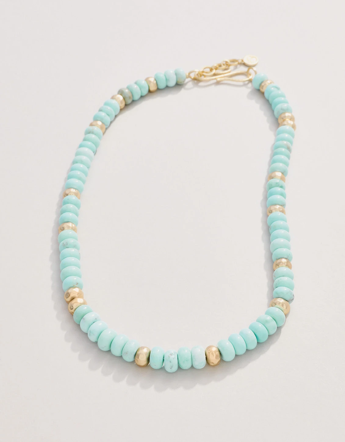 Tommy Stone Necklace 17" Light Turquoise 2 Tommy Stone Necklace 17" Light Turquoise - Image 2