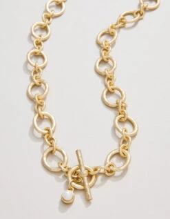DeVaul Chain Toggle Necklace 18"