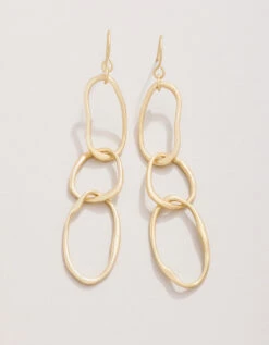 River Club Earrings Gold