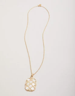 Stonevale Necklace 26" Mother-of-Pearl -Spartina Store 409898b