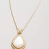 Enclave Petite Necklace 18" Mother-of-Pearl