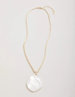Enclave Necklace 18" Mother-of-Pearl -Spartina Store 409935b