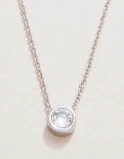 SLV Necklace 18" Ray Of Hope/Gem -Spartina Store 410160b