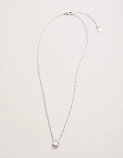 SLV Necklace 18" Ray Of Hope/Gem -Spartina Store 410160c