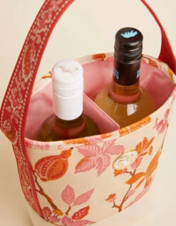 Double Wine Caddy Richmond Hill Cream -Spartina Store 410443i