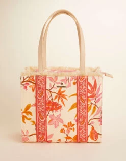 Fringe Box Tote Richmond Hill Cream