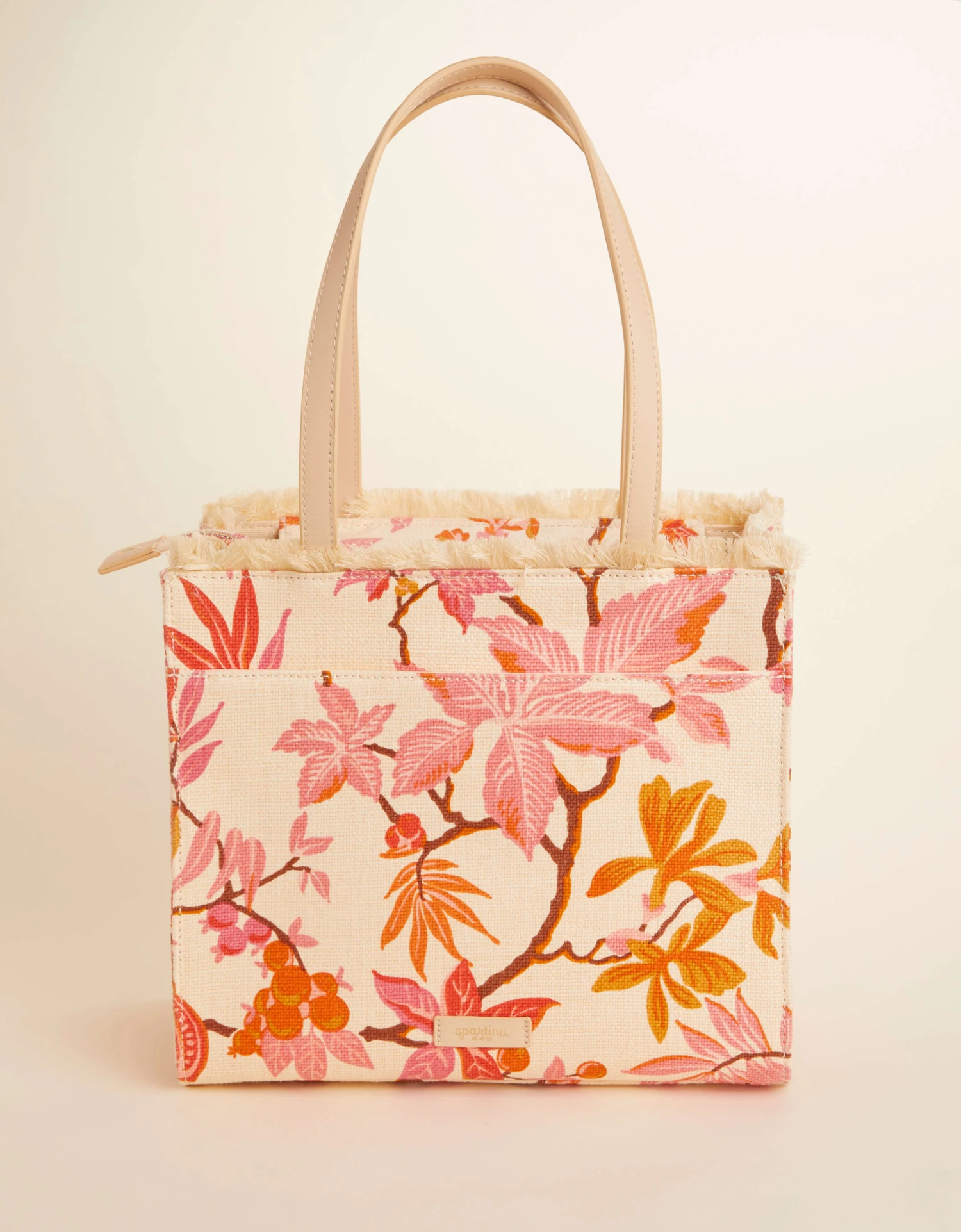 Fringe Box Tote Richmond Hill Cream 2 Fringe Box Tote Richmond Hill Cream - Image 2