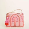 Carina Wristlet Richmond Hill Pink Palms