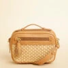 Ellie Crossbody Straw Pecan