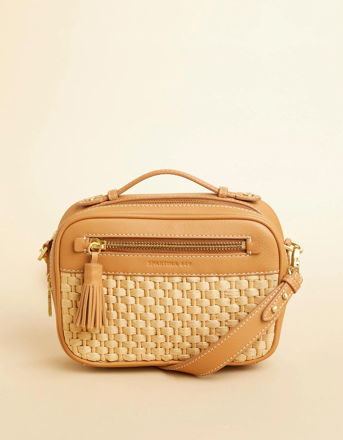 Ellie Crossbody Straw Pecan 1 Ellie Crossbody Straw Pecan