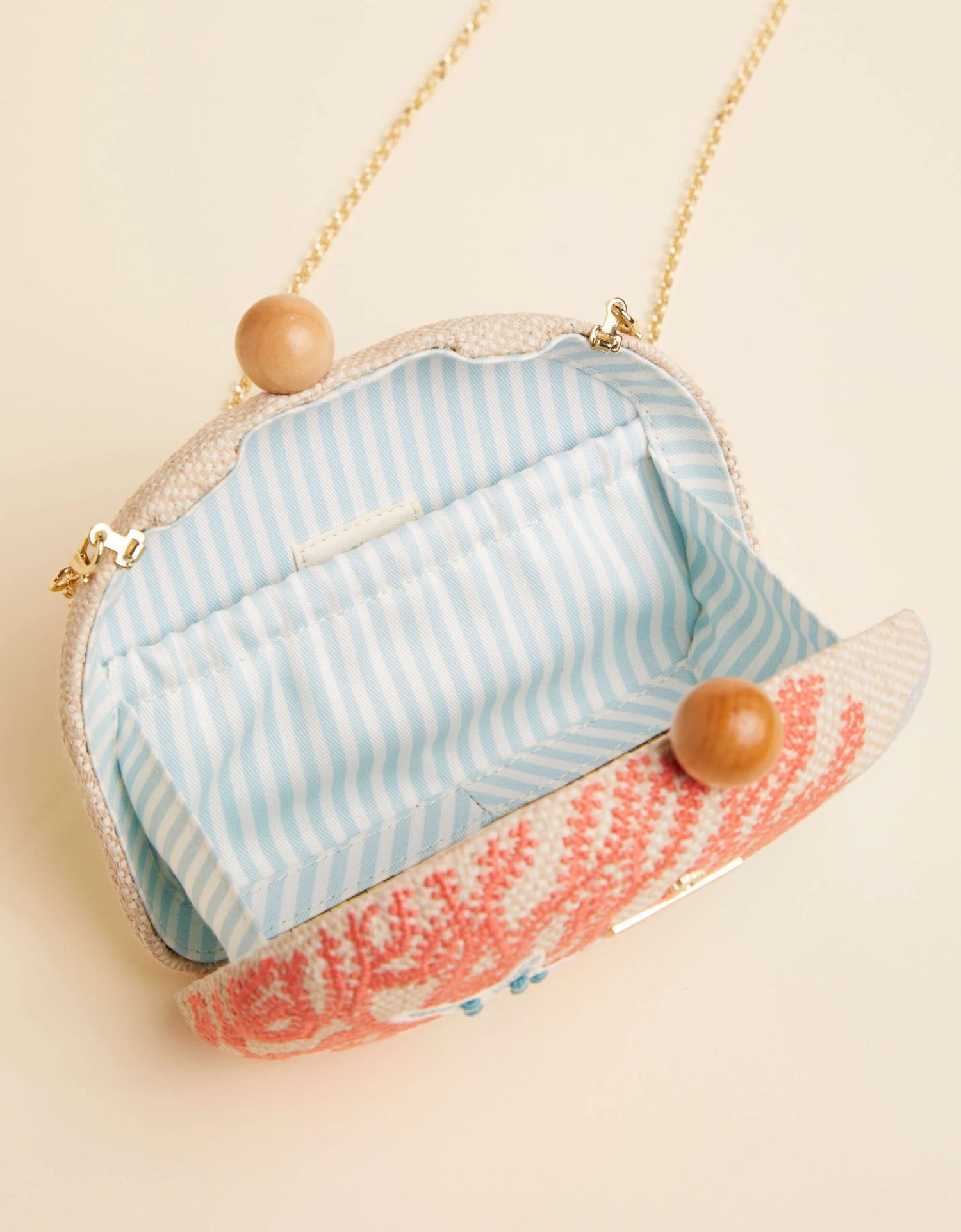 Minaudiere Ogeechee Sea Life Coral 3 Minaudiere Ogeechee Sea Life Coral - Image 3