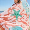Beach Towel Ogeechee Sea Life Coral