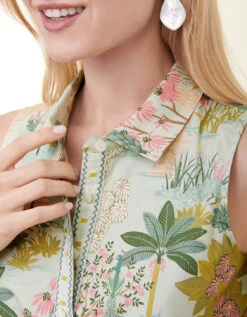 Abigail Dress Enclave Chinoiserie -Spartina Store 411747e