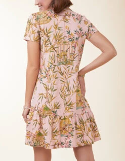 Joelle Polo Dress Enclave Bamboo Bird Cage Pink -Spartina Store 412515c