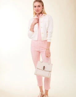 Maren Pull-On Pant Enclave Cane Pink -Spartina Store 413147n