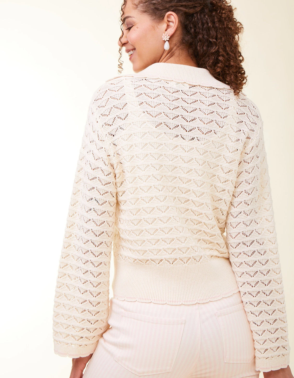 Sascha Sweater Antique White 6 Sascha Sweater Antique White - Image 6