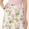 Scallop Skort Enclave Floral Sprigs