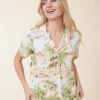 Short Sleeve Pajama Top Overboard Coastal Dreams