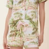 Pajama Short Overboard Coastal Dreams