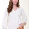 Becca Jersey Top Antique White