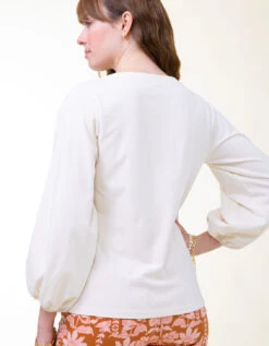 Becca Jersey Top Antique White 6 Becca Jersey Top Antique White -Spartina Store 414892c