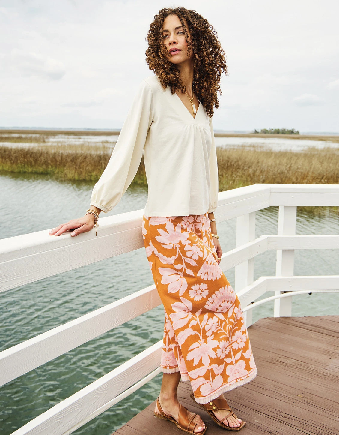 Becca Jersey Top Antique White 4 Becca Jersey Top Antique White - Image 4