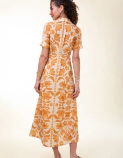 Lyndsie Midi Dress McAllister Floral Vine Brown 10 Lyndsie Midi Dress McAllister Floral Vine Brown -Spartina Store 415738d