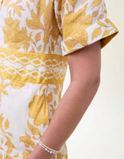 Natalee Midi Dress McAllister Boho Gold -Spartina Store 415943c